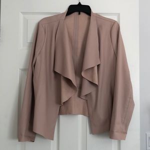 Zara faux leather jacket